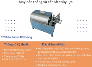 Sản xuất Phân Phối Máy Uốn Duỗi Cắt Thép Tự Động Tại Việt Nam